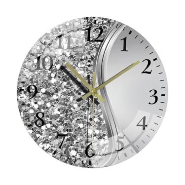 Imagem de Ｂｅｓｇａ Relógio de parede decorativo, redondo, artístico e criativo, silencioso, para quarto, sala de jantar e ambientes internos, Style a