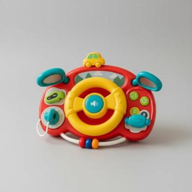 Imagem de Volante Infantil Interativo Som Luz Brinquedo Educativo Direção Musical Carro Criança Diversão Aprendizado Simulation