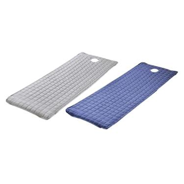 Imagem de barenx 2X Colchão de mesa de massagem espesso para lençol de cama com orifício de rosto 190 x 71 cm