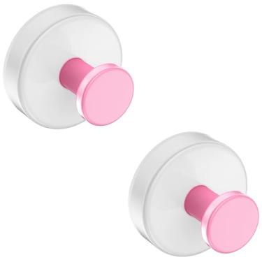 Imagem de Ganchos de ventosa para chuveiro, ganchos de toalha removíveis sem broca, ganchos de sucção forte atualizados de 6,8 kg para azulejo de banheiro, parede de chuveiro, porta de vidro, bucha de cozinha