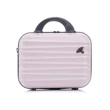 Imagem de Frasqueira De Viagem Rígida Maleta Valise Organizadora De Bagagem Necessaire - Pisa - Allabard Rosa