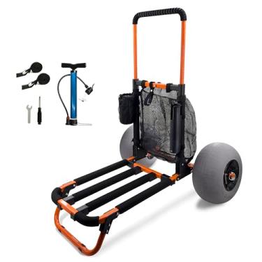 Imagem de Bonsing Carrinho de praia com rodas de balão de 30 cm para areia