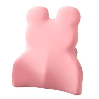 Imagem de Almofada para cadeira de escritório, suporte lombar, espuma de poliéster, 17,3 x 16,4 x 9,9 cm, (44 x 41 x 10 cm) encosto para cadeira, design ergonômico fácil de lavar