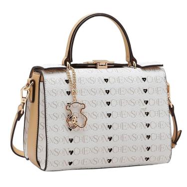 Imagem de Bolsa Feminina Transversal Alça Mão Coração Strass Chenson