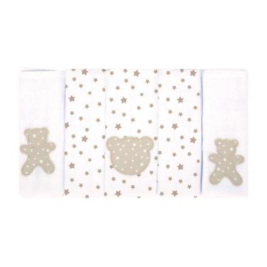 Imagem de FRALDA DE PANO BUBLIM LUXO C/5 FRALDAS