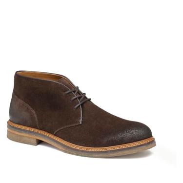 Imagem de Johnston & Murphy Bota masculina Calder Chukka no tornozelo, Marrom oleado, 45