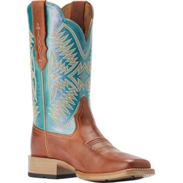 Imagem de ARIAT Bota ocidental feminina Odessa Stretchfit, Amêndoa Roca, 9