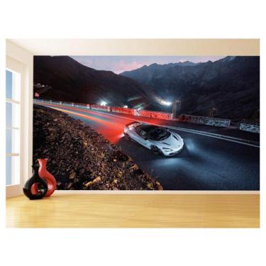 Imagem de Papel De Parede 3D Carro Mc Laren Pista Super 3,5M Car255 - Você Decor