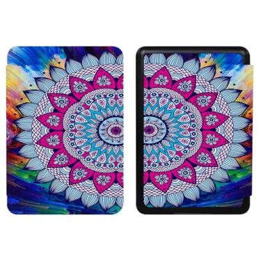 Imagem de Yzlvigrous Capa para Kindle Paperwhite 5/6/7th Gen 2012/2013/2015, Modelo Compatível com Estojo de 6 Polegadas: DP75SDI/EY21, Capa Ultra Slim PU com Sono Automático/Wake