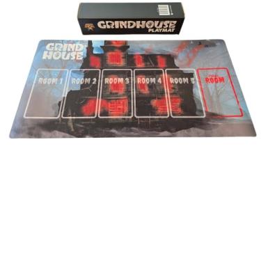 Imagem de Grind House Map – Narrative Horror Story Board Game Map | 2–8 Player Survival, Secret Motives & Replayable Haunted Mansion Scenarios (Grind House Playmat)