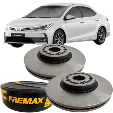 Imagem de Par Disco Freio Dianteiro Corolla 1.8 2.0 2015 a 2019 Fremax