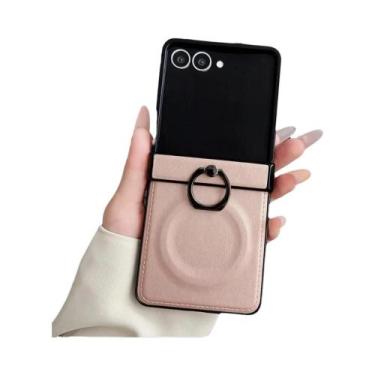 Imagem de Capa De Telefone Em Couro PU Para Samsung Z Flip 7 FE 6 5 4 3 Com Supo