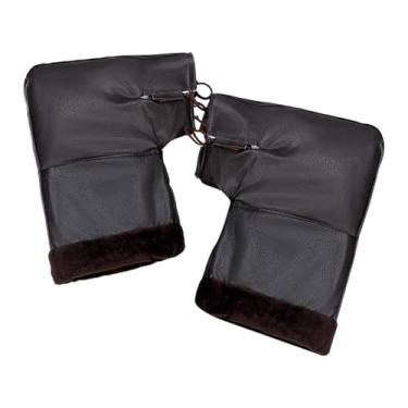 Imagem de KiBcsLic Luvas térmicas para guidão de motocicleta, acessórios para motociclismo, luvas confortáveis ​​para aquecer as mãos e ideais para veículos elétricos, 47x38cm