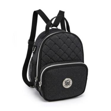Imagem de Lancheira Térmica Kika Glitter Mochila De Costas P/ Passeio - D Presen