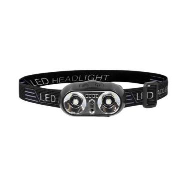 Imagem de Lanterna De Cabeça Recarregável Com 5 LEDs Ultra Brilhante, Bateria In