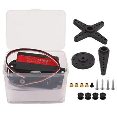 Imagem de Ainoli 8.4V Servo Digital de Alta Tensão 60kg Alto Torque Full Metal Gear Servo Digital para Carros RC Barcos Aviões Helicópteros