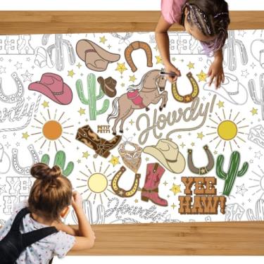 Imagem de xo, Fetti Western Coloring Tablecloth