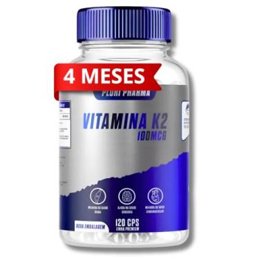 Imagem de Vitamina K2 Premium 100 Mcg, 120 Cápsulas [LONGA DURAÇÃO]