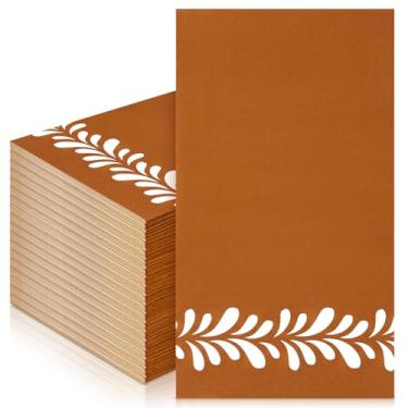 Imagem de Pacote com 200 guardanapos mexicanos Fiesta Cielito Lindo decoração de festa guardanapos de mão marrom estilo moderno papel descartável para decorações de festa de aniversário de casamento Cinco de