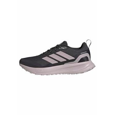 Imagem de adidas Tênis feminino Run Falcon 5 Trail, Carbono/roxo gelo/preto, 39
