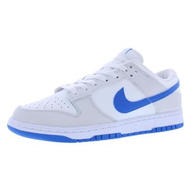 Imagem de Nike Dunk Low Retrô Masculino, Branco puro/azul royal/branco, 45