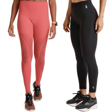 Imagem de Kit 2 Calça Legging Lupo Cintura Alta Maior Transpiração Esportes-Feminino