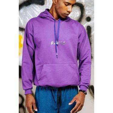 Imagem de BLUSA DE MOLETOM CANGURU ROXO COM CAPUZ SPIKE-Masculino