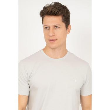Imagem de Camiseta Lisa Aleatory Pima Cinza-Masculino