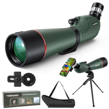 Imagem de TOCHUNG Mira HD 20-60 x 80 | À prova d'água e à prova de neblina para tiro ao alvo, observação de pássaros, observação de estrelas | Adaptador de telefone, tripé e bolsa de transporte incluídos