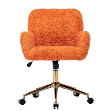 Imagem de Cadeira de escritório multifuncional ajustável com assento de rodas com suporte para encosto, cadeira ergonômica para computador, cadeira de jogos, giratória, confortável, cadeira de balanço para