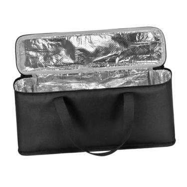 Imagem de ＫＬＫＣＭＳ Bolsa de transporte para torradeira, capa protetora contra poeira com zíper, ideal para camping, e atividades ao ar livre. Possui forro