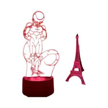 Imagem de Figura De Anime Dragon Ball Z Luminária LED 3D Goku Gohan Vegeta Broly