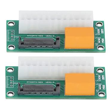Imagem de KIMISS Fonte de Alimentação Dupla, Sincronização de Partida Sata Interface Adaptador Psu Duplo Conector de 24 Pinos para Minerador Btc-ferramenta de Gerenciamento de Energia Eficiente