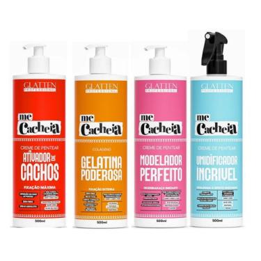 Imagem de Glatten Me Cacheia Ativador de Cachos e Gelatina e Modelador e Umidifi