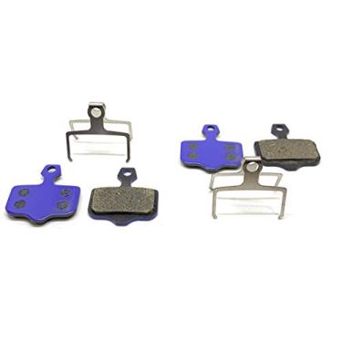 Imagem de Pastilhas de freio de bicicleta orgânicas ou sinterizadas para Elixir 1, 2, 3, 5,7 R CR SRAM DB 1,3,5, XX, XO, X7,X9 Trick stuff CLEG 2. A peça de substituição de bicicleta para freios OEM para alta potência de frenagem e paradas silenciosas., 2 Race