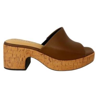 Imagem de Tamanco Beira Rio Plataforma Slide Moderno Feminino-Feminino