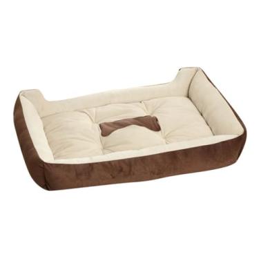 Imagem de Cama de cachorro quente canil gato canil pet cachorro cama pequena, média e grande suprimentos para animais de estimação cama de gato (cor: A, tamanho: 36 * 28 * 6 pol) (A 24 * 18 * 6 pol)