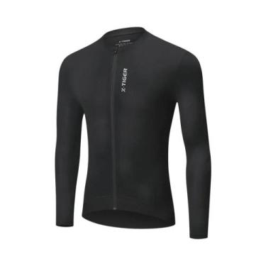 Imagem de Camisa De Ciclismo Slim Fit De Manga Longa Para Homens E Mulheres Resp