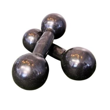 Imagem de Par Halter Emborrachado 2Kg - Anilhas&Cia