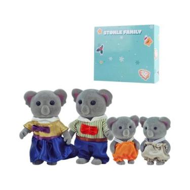 Imagem de Conjunto De Brinquedos De Casa De Bonecas Da Família Florestal Com Ace