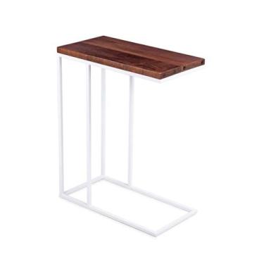 Imagem de Mesa Lateral Moderna com Compartimento para Revistas - Ruffino Designe