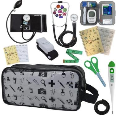 Imagem de Kit Enfermagem Completo Top + Medidor Glicose  - PREMIUM, P.A. Med, IN