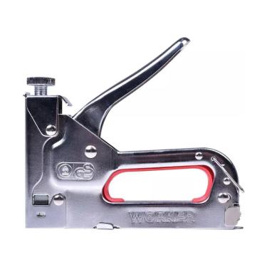 Imagem de Grampeador Pinador Cromado Profissional 3 Em 1 141054 Worker