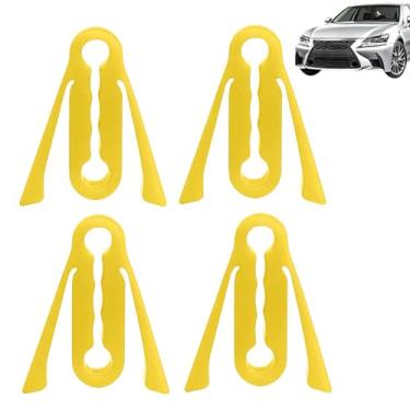 Imagem de Capas de Silicone para Fechaduras de Portas de - 4 Peças De Almofada Anti-choque,Coberturas do com Redução de Ruído | Para Interior de Automóvel SUV Caminhão Estacionamento