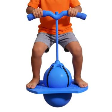 Imagem de Bola Saltitante para Crianças - Brinquedo Esportivo para Treino de Equilíbrio e Salto,Bola de Pular com Grande Elevação | Para Crianças Adultos Meninos Meninas Uso em Casa Sala de Estar Interior e