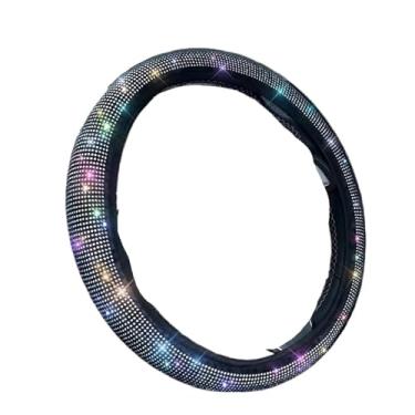 Imagem de Protetor universal para volante de carro, antiderrapante, tamanho universal, serve para acessórios de carro de 38 cm de diâmetro (cor brilhante)