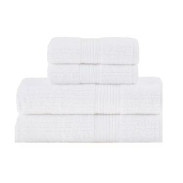 Imagem de Jogo De Toalhas Buddemeyer Fio Penteado 4 Peças - Branco