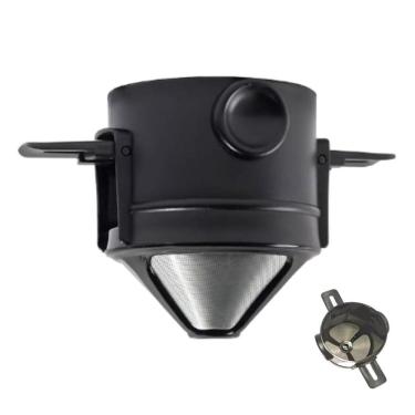 Imagem de Coador De Café Inox, Reutilizável E Compacto