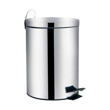 Imagem de Lixeira Elegante Em Aço Inox Com Pedal E Balde Removível Para Praticidade Máxima