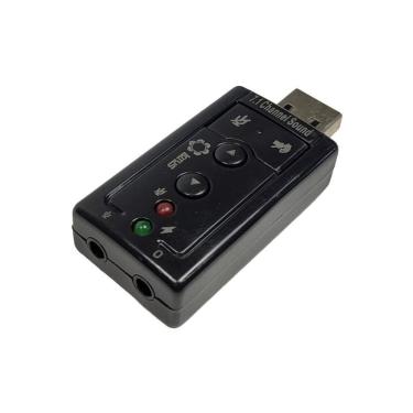 Imagem de Adaptador Usb Se Placa De Som Com P2 Pc Notebook Ad-02